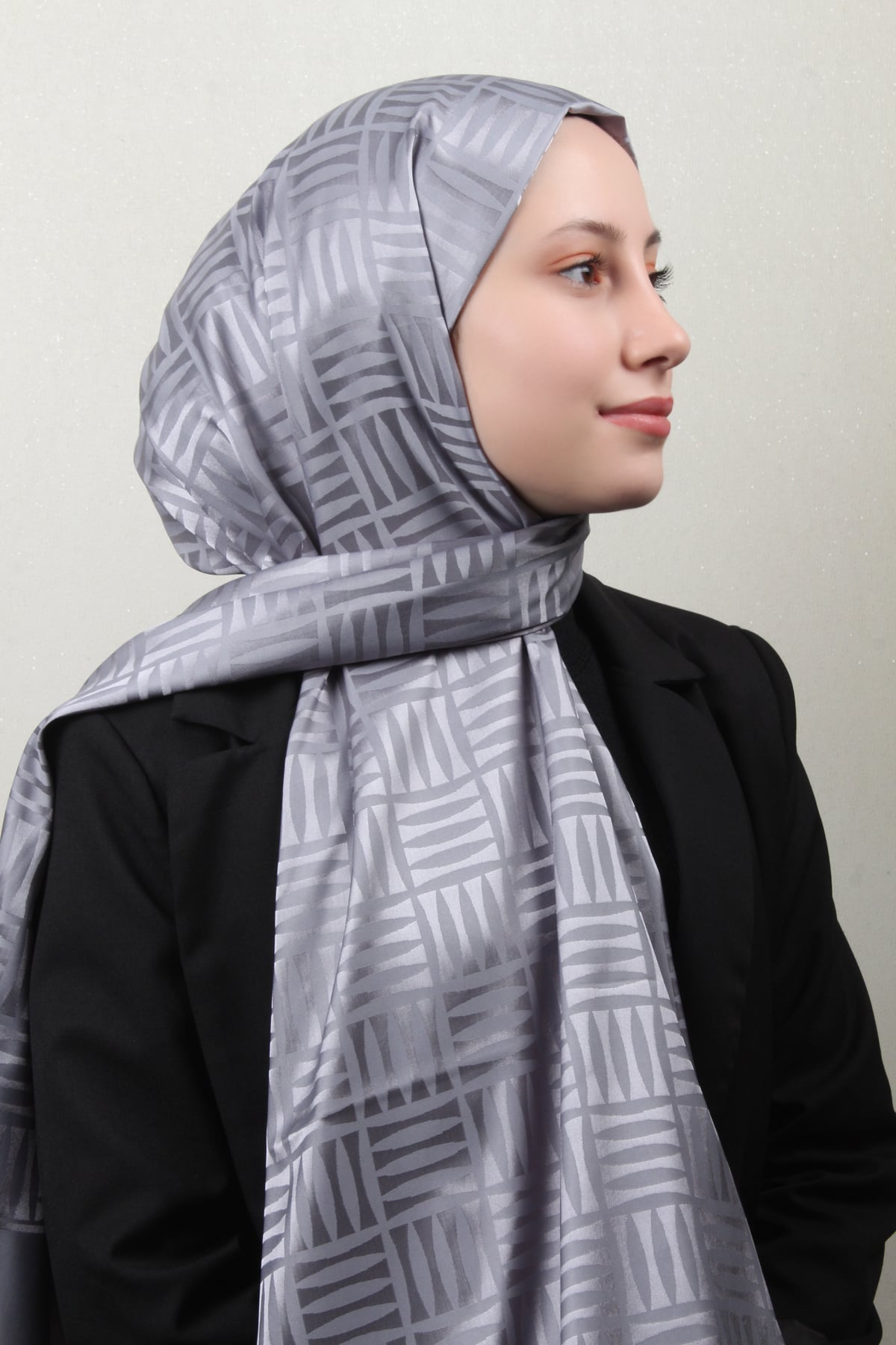 Ultralux Jakar Şal 4111-7 Buz Mavisi