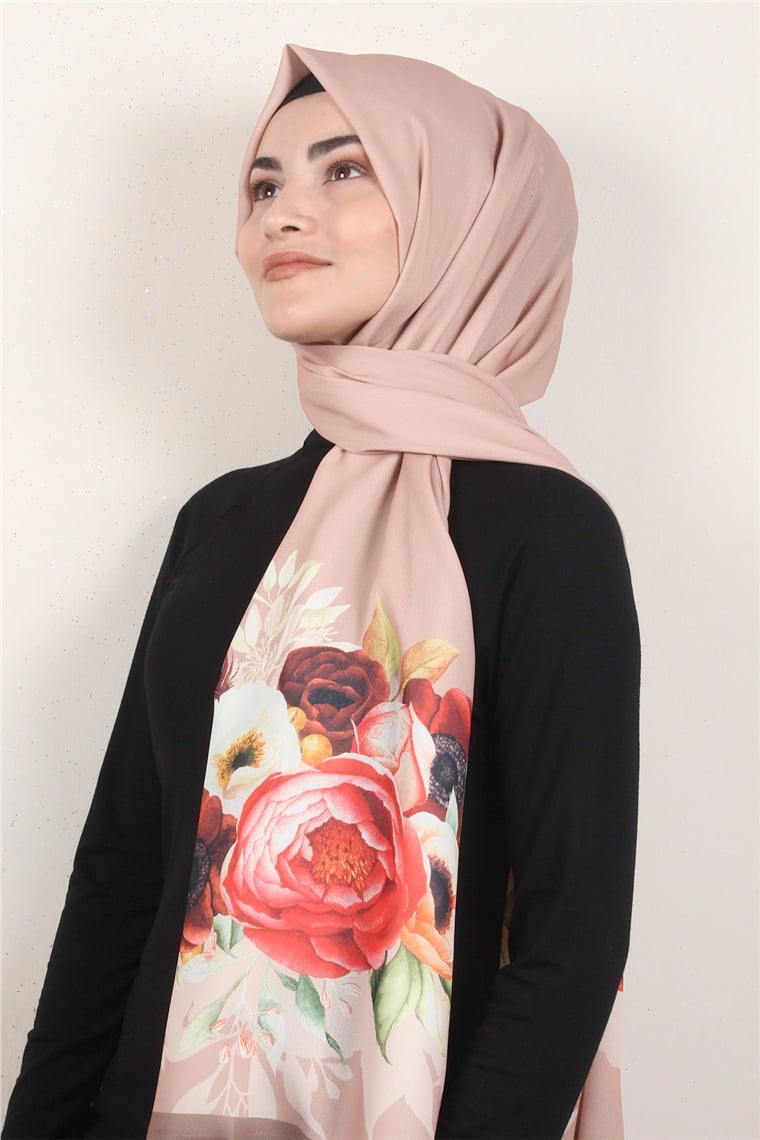 Violet Şal 2731-3 Pudra 