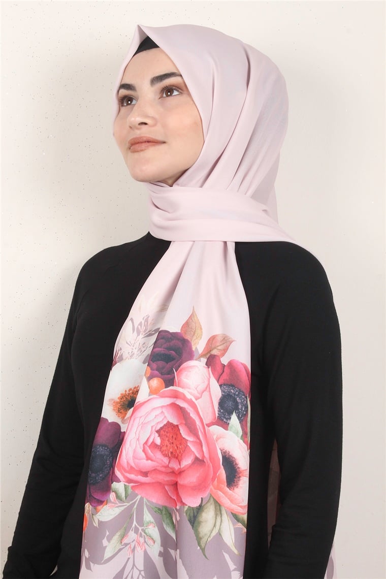 Violet Şal 2731-9 Beyaz