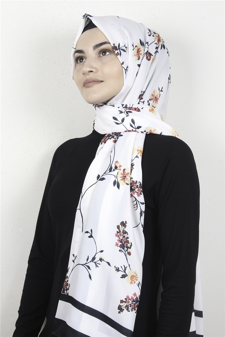 Violet Şal 2732-12 Siyah-Beyaz