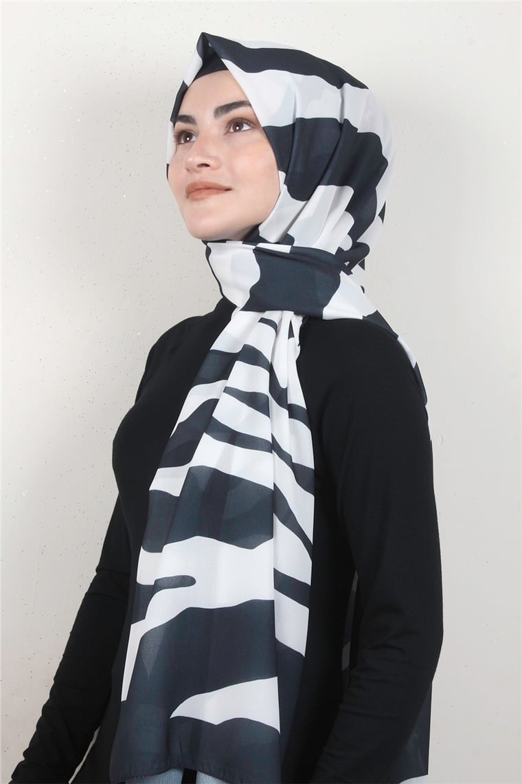 Violet Şal 2738-2PRK Siyah