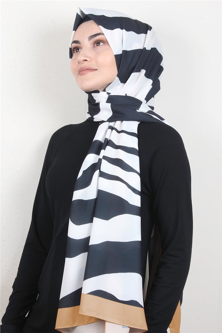 Violet Şal 2738-9 Siyah-Hardal