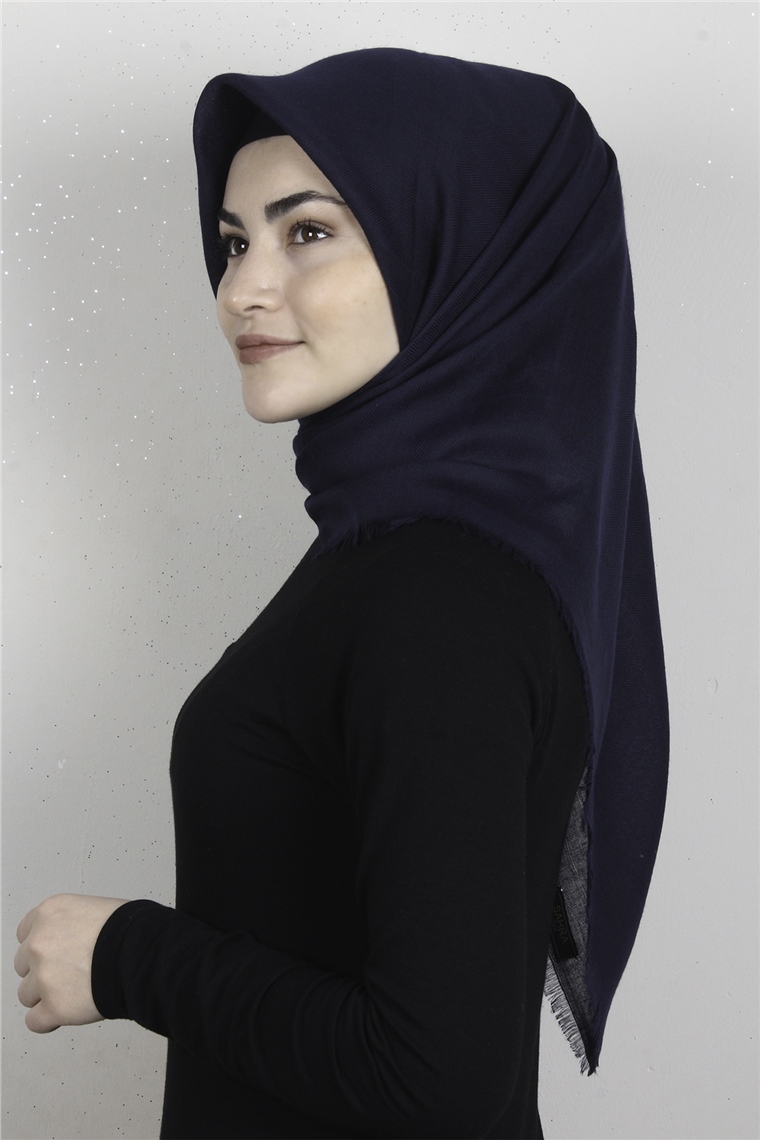 Vivaldi Pamuk Eşarp 1404-6 Lacivert