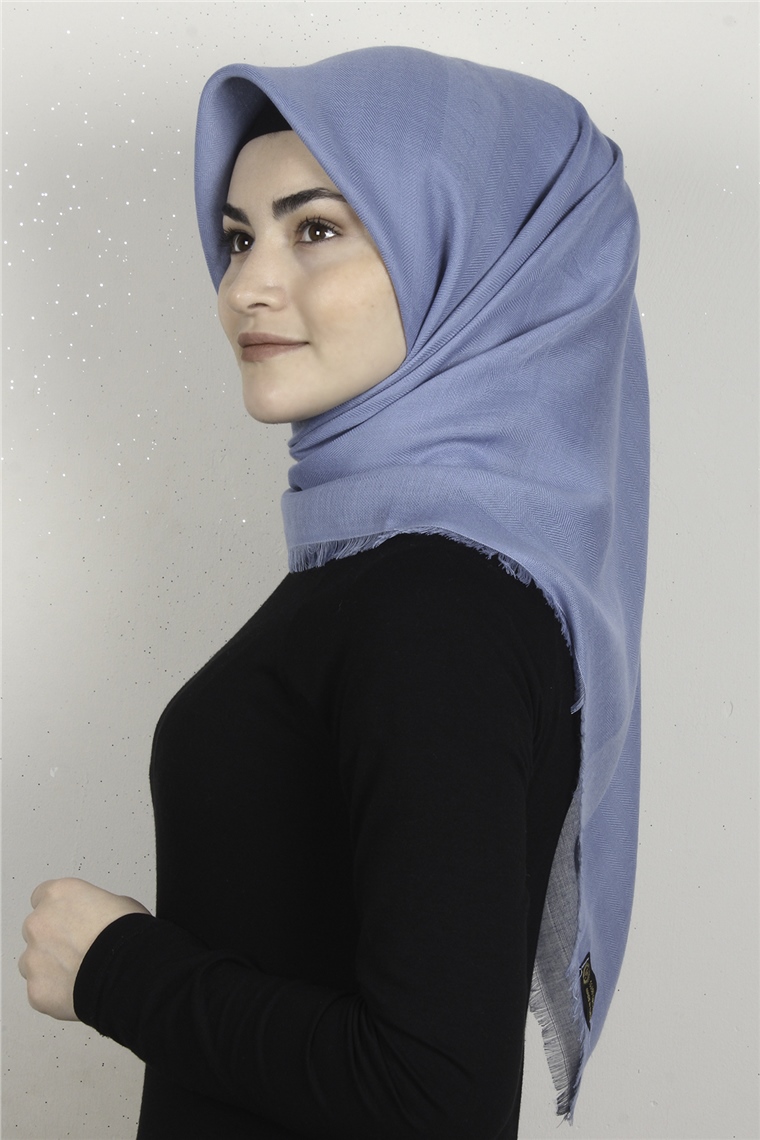 Vivaldi Pamuk Eşarp 1404-9 Bebe Mavisi