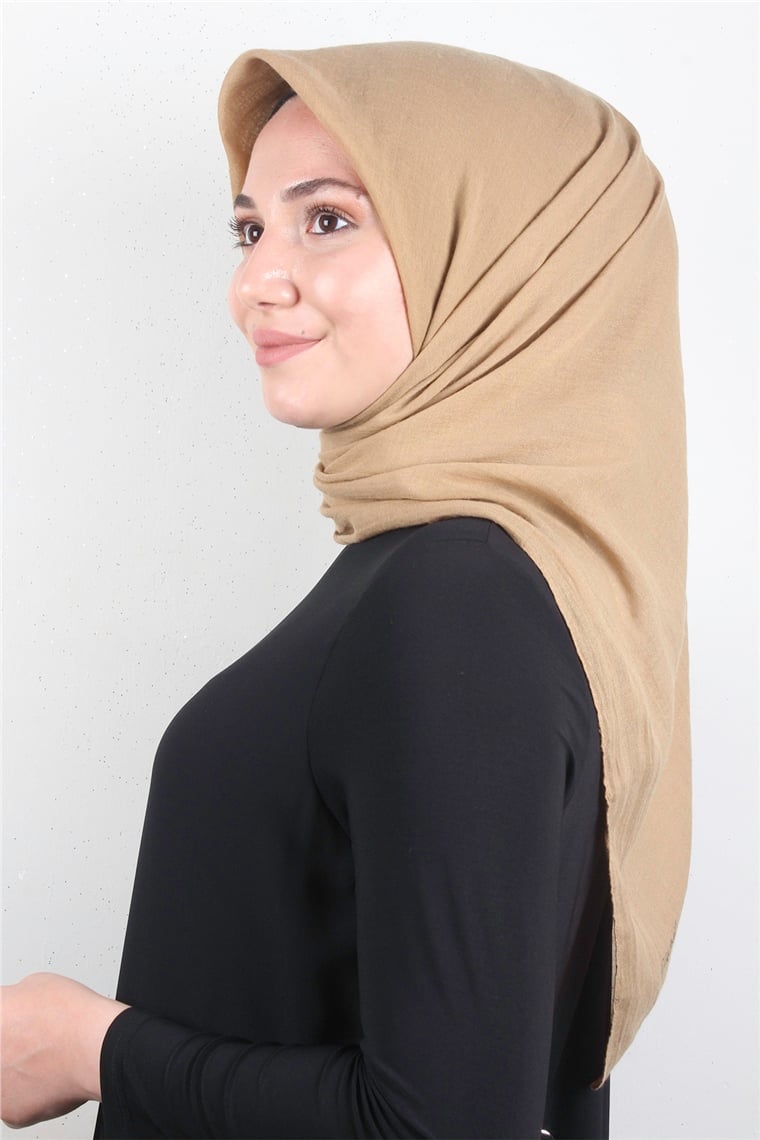 Yonca Pamuk Caz Eşarp 4652-14 Karamel