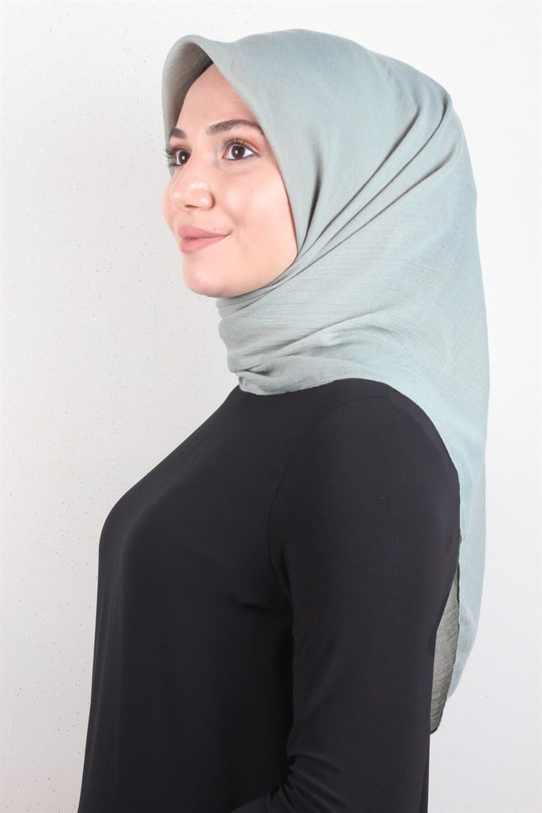 Yonca Pamuk Caz Eşarp 4652-5 Su Yeşili