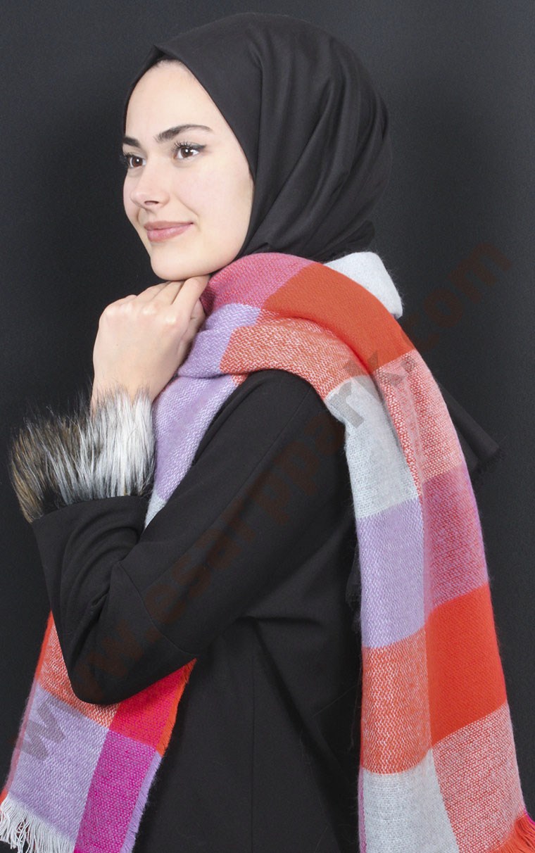 Yün Omuz Şalı 9001-49