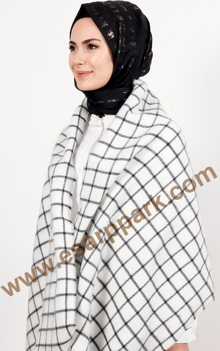 Yün Omuz Şalı 9010-10