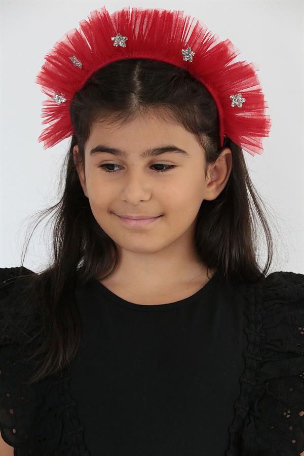 ASEL TAÇ TAKIM ÇOCUK KÜLOTLU ÇORAP KIRMIZI