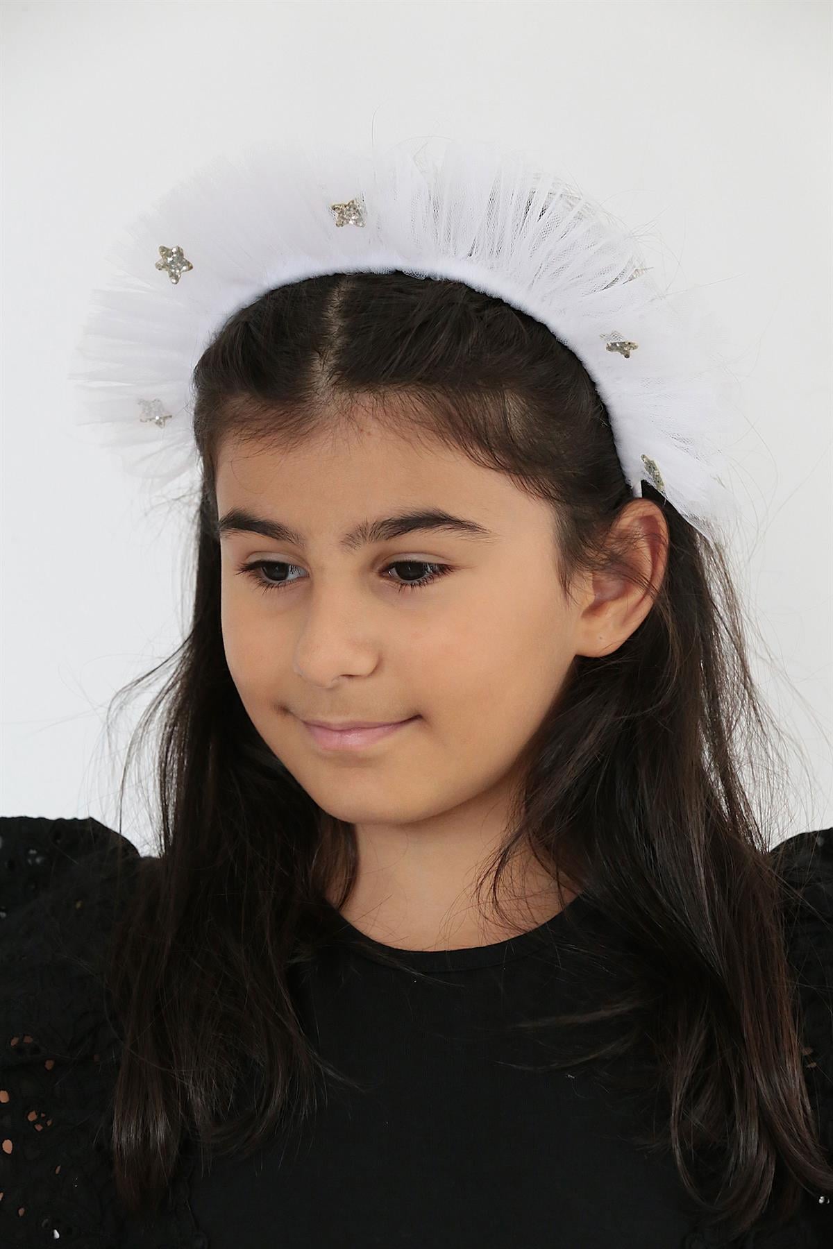 ASEL TAÇ TAKIM ÇOCUK KÜLOTLU ÇORAP BEYAZ