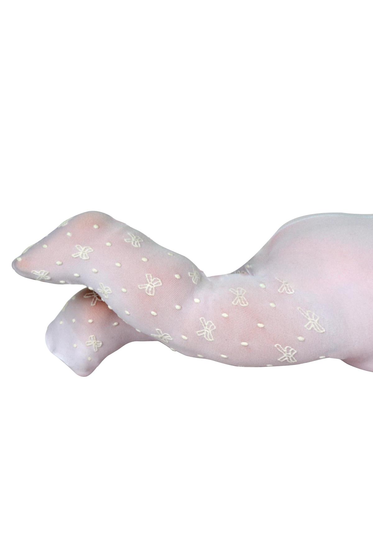 Fiyonk Bebek Külotlu Çorap BEYAZ