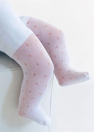 ADA BEBEK KÜLOTLU ÇORAP(4 Nokta) BEYAZ