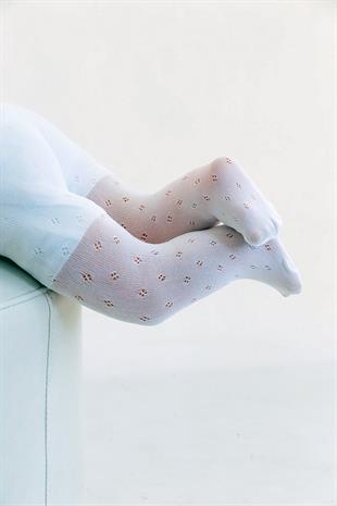 ADA BEBEK KÜLOTLU ÇORAP(4 Nokta) BEYAZ