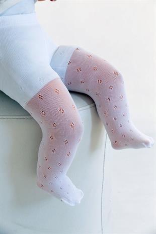 ADA BEBEK KÜLOTLU ÇORAP(4 Nokta) BEYAZ