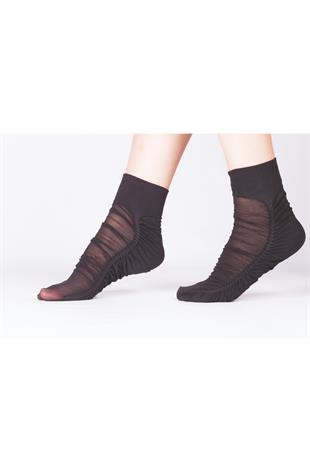 Akik Soket Çorap  SİYAH