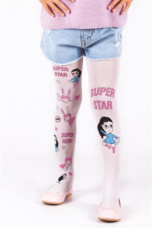 Alisa Çocuk Külotlu Çorap BEYAZ