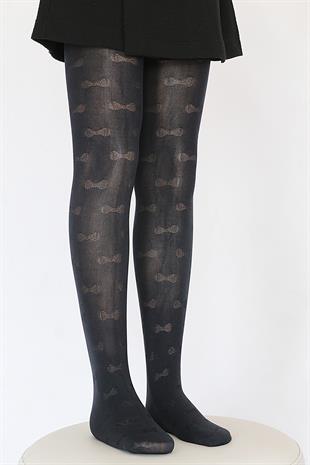 Almira Çocuk Külotlu Çorap SİYAH