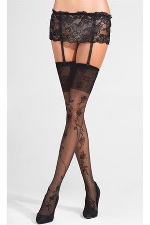 Anet Jartiyerli Çorap SİYAH