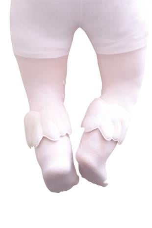 Angel Aks. Bebek Külotlu Çorap BEYAZ