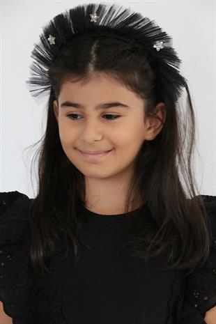 ASEL TAÇ TAKIM ÇOCUK KÜLOTLU ÇORAP SİYAH