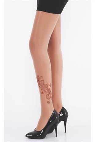 Ayda Külotlu Çorap NATUREL