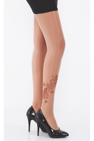 Ayda Külotlu Çorap NATUREL