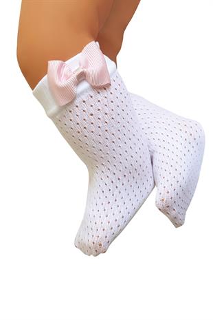 Bebek Romina File  Aks. Dizaltı Çorap BEYAZ