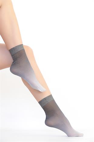 Degrade Soket Çorap  SİYAH