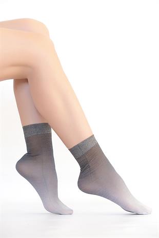 Degrade Soket Çorap  SİYAH