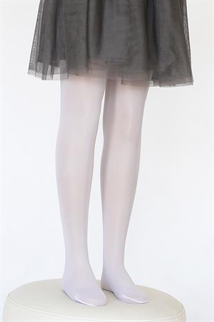 Elit 40 Çocuk Külotlu Çorap BEYAZ