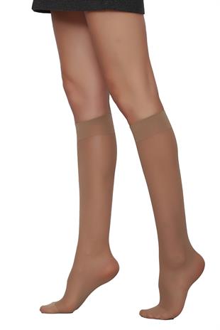 Elit  40 Mat Dizaltı Çorap BRONZ