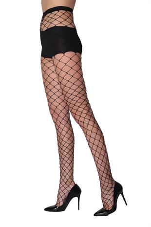 Fiona Beli File Külotlu Çorap SİYAH