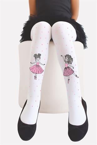 Gökçe Çocuk Külotlu Çorap BEYAZ