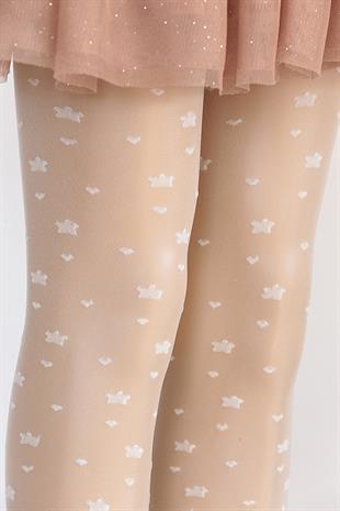 Hazel Çocuk Külotlu Çorap BEYAZ