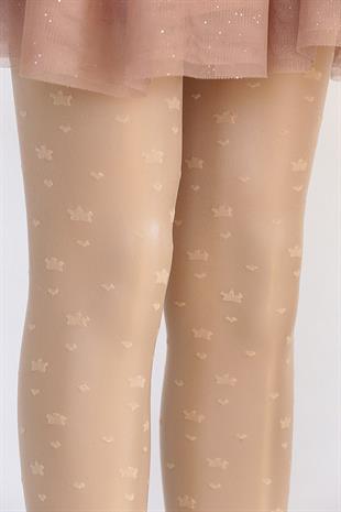 Hazel Çocuk Külotlu Çorap NATUREL