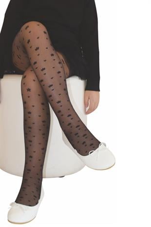 Hazel Çocuk Külotlu Çorap SİYAH