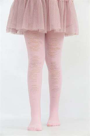 Helena Çocuk Külotlu Çorap PEMBE