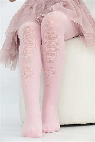 Helena Çocuk Külotlu Çorap PEMBE