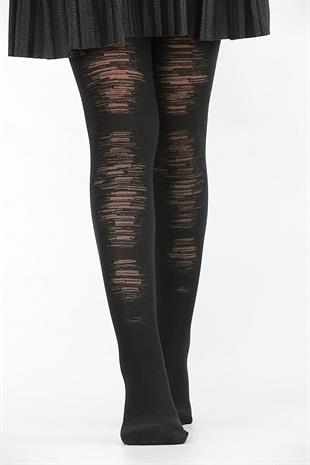 Helena Çocuk Külotlu Çorap SİYAH