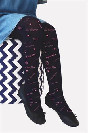 İda Çocuk Külotlu Çorap SİYAH