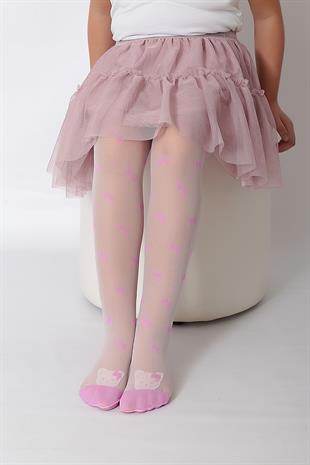 İpek Çocuk Külotlu Çorap BEYAZ