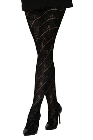 Jenna File Külotlu Çorap SİYAH