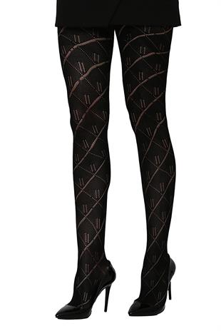 Jenna File Külotlu Çorap SİYAH