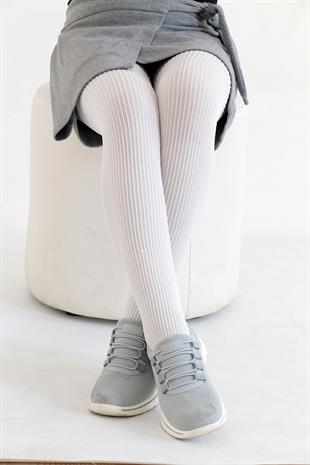 KUMSAL ÇOCUK KÜLOTLU ÇORAP BEYAZ