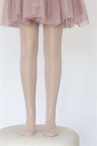 Lina Çocuk Külotlu Çorap PEMBE