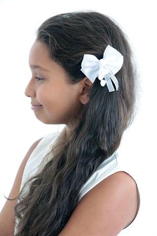 MANOLYA AKSESUAR&TOKA TAKIMLI ÇOCUK KÜLOTLU ÇORAP BEYAZ