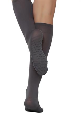 Masaj 80 Dizaltı Çorap K.GRİ