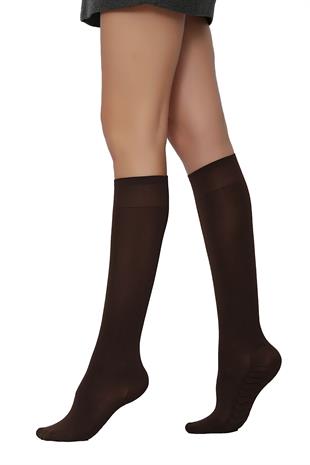 Masaj 80 Dizaltı Çorap KAHVE