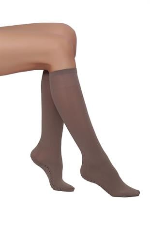 Masaj 80 Dizaltı Çorap VİZON