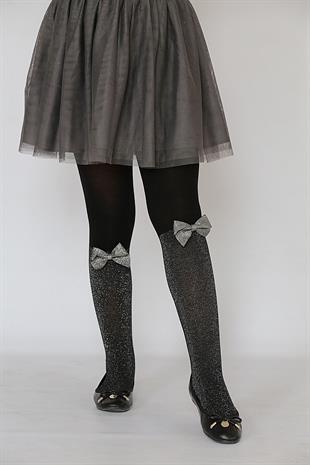 Mathild Viskon Çocuk Külotlu Çorap SİYAH